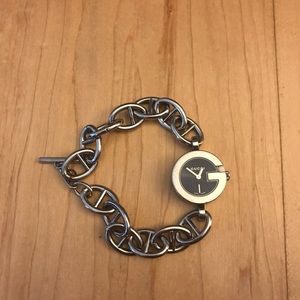 Gucci Link Watch in Silver